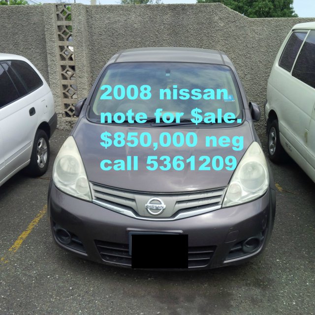 2008 Nissan note jamaica #3