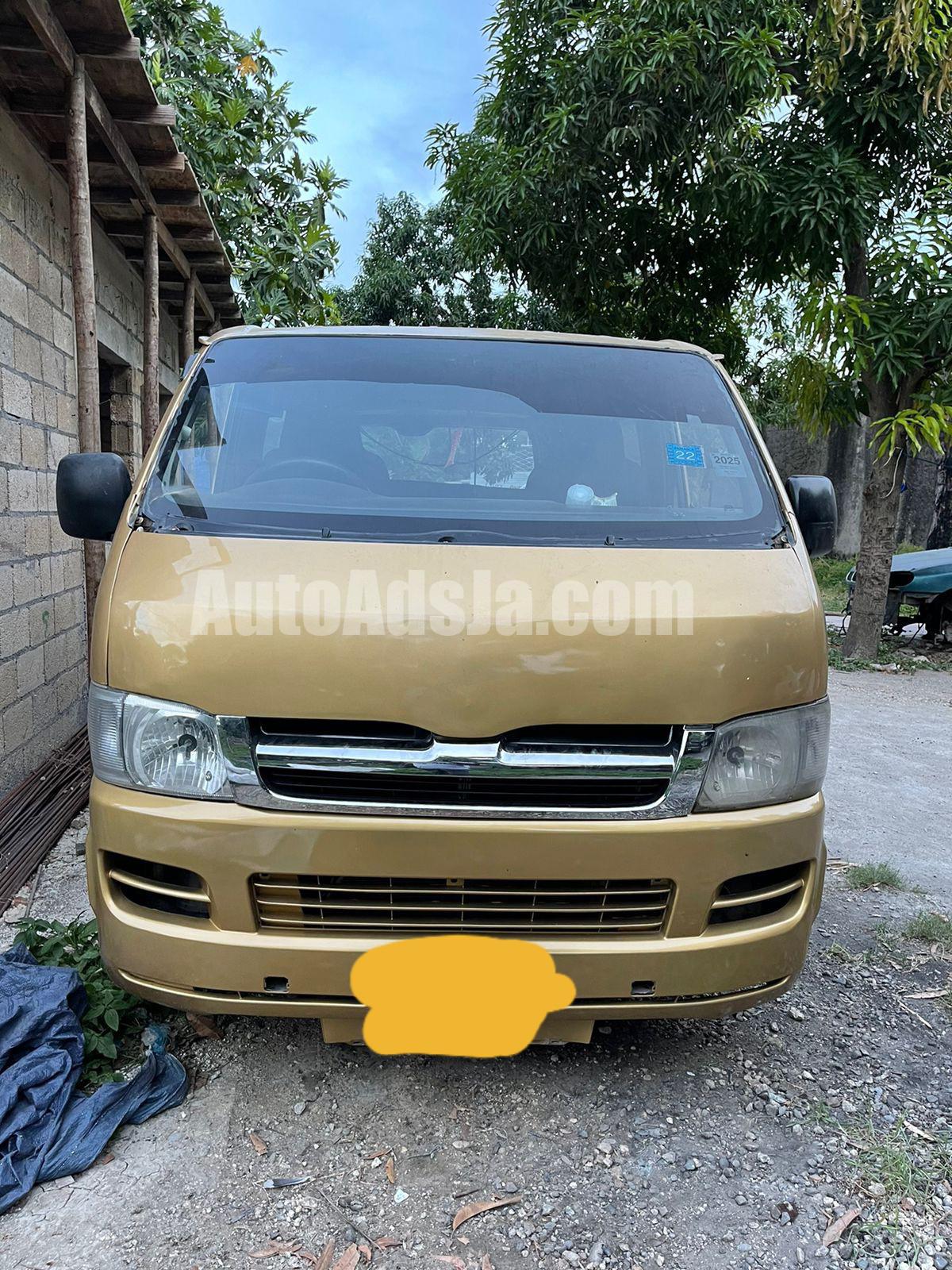 2007 Toyota Hiace Bus For Sale In St Catherine Jamaica